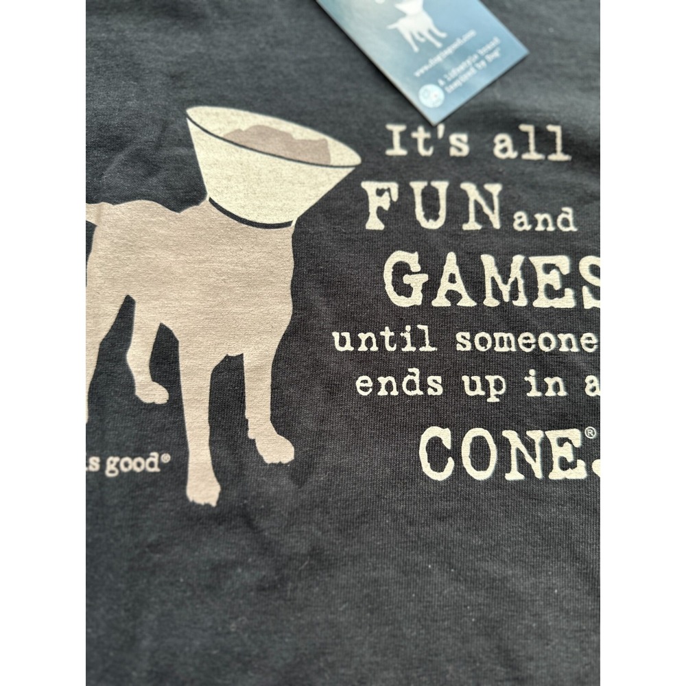 God Is Good T Shirt Men's Large Black 100% Cotton Graphic Print Short Sleeve - Picture 2 of 3